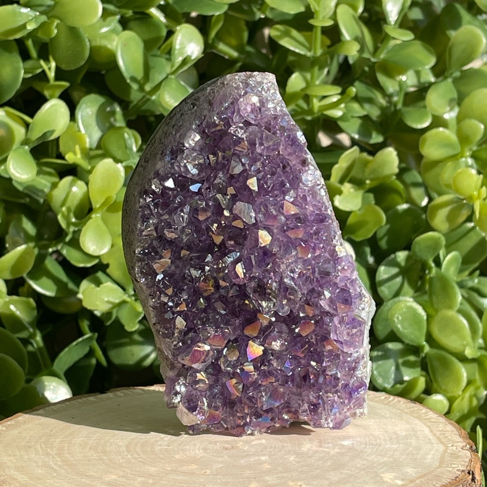 🜁 Amethyst Aura Cluster | crystal decor | purple amethyst | chakra | new age 2